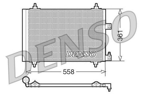 DCN07005 DENSO Радіатор кондиціонера