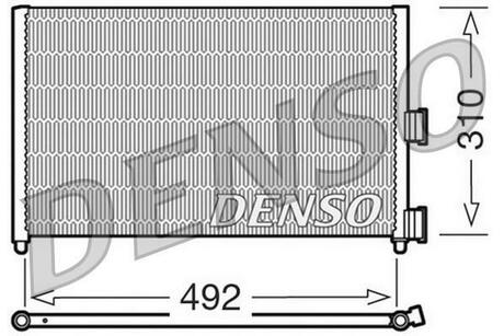 DCN09071 DENSO Радіатор кондиціонера