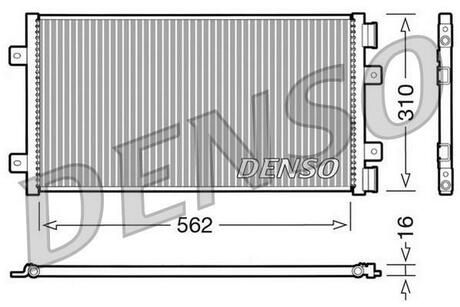 DCN09101 DENSO Радіатор кондиціонера