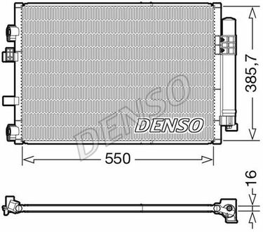 DCN10044 DENSO Радіатор кондиціонера