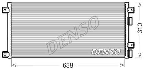 DCN12006 DENSO Радіатор кондиціонера