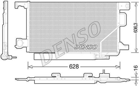 DCN17023 DENSO Радіатор кондиціонера