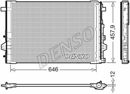 DCN17059 DENSO Конденсатор, кондиционер