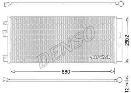 DCN20023 DENSO Конденсатор, кондиционер