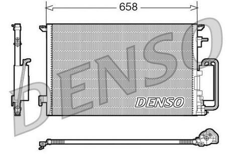 DCN20032 DENSO Радіатор кондиціонера