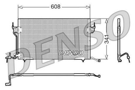 DCN21010 DENSO Радіатор кондиціонера