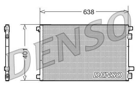 DCN23012 DENSO Радіатор кондиціонера
