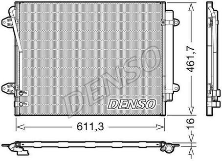 DCN32012 DENSO Конденсатор, кондиционер