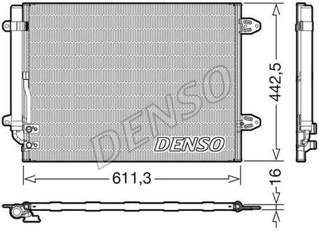 DCN32013 DENSO Радіатор кондиціонера