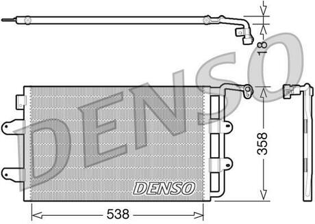 DCN32026 DENSO Конденсатор, кондиционер