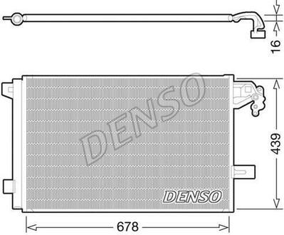 DCN32063 DENSO Конденсатор, кондиционер