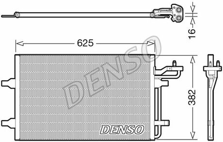 DCN33009 DENSO Радіатор кондиціонера