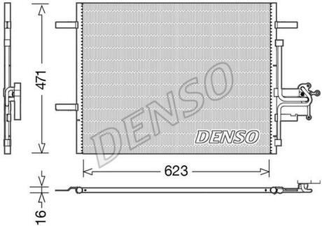 DCN33010 DENSO Радіатор кондиціонера
