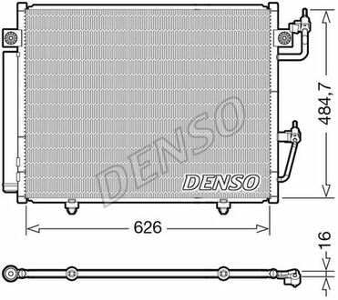 DCN45009 DENSO Радіатор кондиціонера