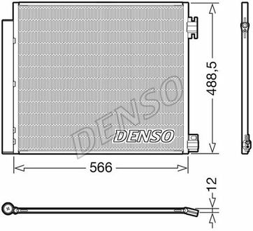 DCN46026 DENSO Радіатор кондиціонера