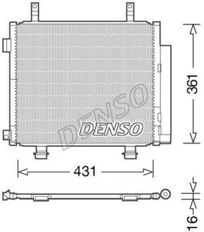 DCN47004 DENSO Конденсатор, кондиционер