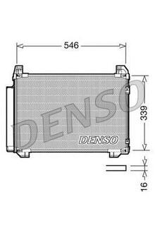 DCN50025 DENSO Радіатор кондиціонера