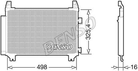 DCN50029 DENSO Радіатор кондиціонера