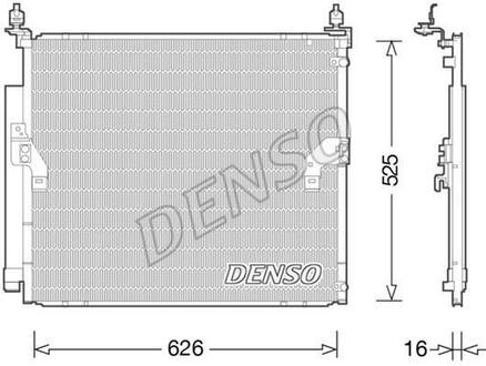 DCN50034 DENSO Радіатор кондиціонера