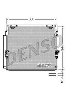 DCN50036 DENSO Радіатор кондиціонера