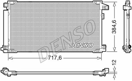 DCN50061 DENSO Радіатор кондиціонера