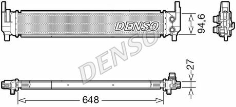 DRM02042 DENSO Радіатор охолоджування