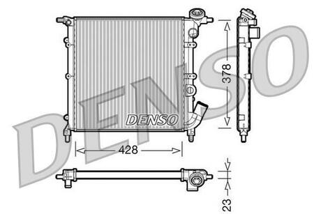 DRM23012 DENSO Конденсер