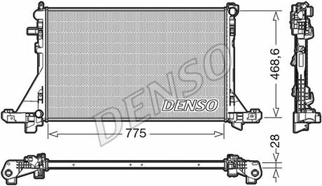 DRM23093 DENSO Радіатор основний