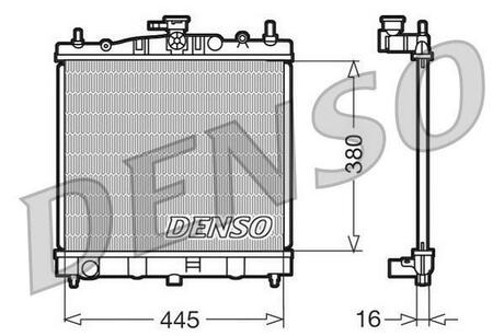 DRM46002 DENSO Радиатор, охлаждение двигателя
