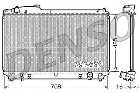 DRM51003 DENSO Радиатор, охлаждение двигателя