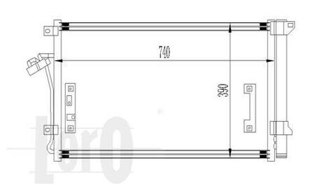 003-016-0020 DEPO Конденсатор, кондиционер
