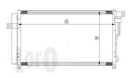 019-016-0019 DEPO Конденсатор, кондиционер