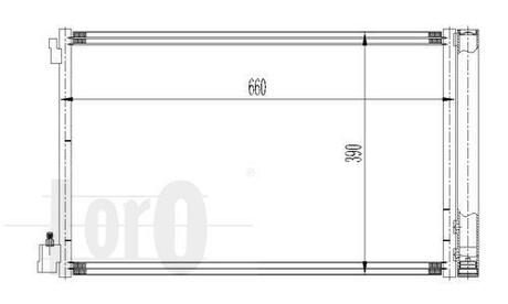 037-016-0036 DEPO Радiатор кондицiонера с осушувачем