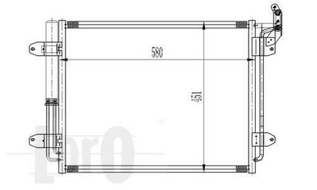 053-016-0030 DEPO Конденсатор, кондиционер