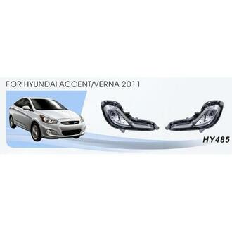 HY-485W DLAA Фары доп.модель Hyundai Accent/Verna 2010-15//881-27W/эл.проводка ()