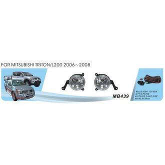 MB-439 DLAA Фары доп.модель Mitsubishi Triton/L200 2006-08//9006-12V55W/эл.проводка ()
