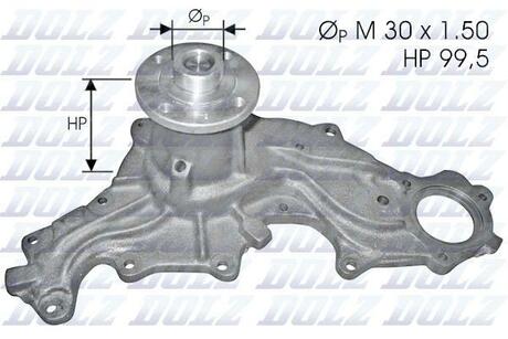 F120 DOLZ Водяной насос