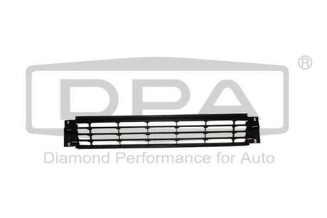 88531691702 DPA Решетка радиатора нижняя средняя (черная) VW Polo (09-14) ()