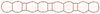 558.460 ELRING Прокладка, впускний колектор OPEL/CHEVROLET 1,6CDTI A16DTH/B16DTH/D16DTH 13- (вир-во Elring) (фото 1)