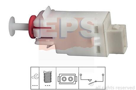 1.810.123 EPS Выключатель, привод сцепления (Tempomat)
