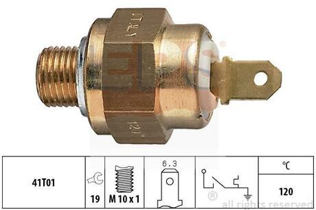 1.840.007 EPS термовыключатель, сигнальная лампа охлаждающей жидкости