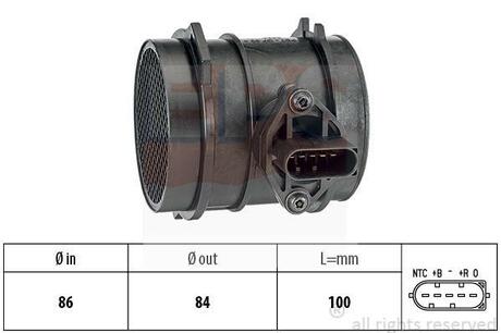 1.991.076 EPS Расходомiр повiтря DB M113 W210/211/251/220