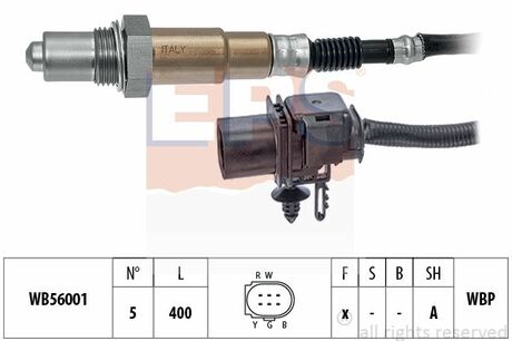 1.998.393 EPS HYUNDAI Лямбда-зонд ACCENT 1.5 05-, SANTA FE 2.2 06-, KIA CERATO 1.6 05-, SPORTAGE 05-, FORD TRANSIT 2.2 06-