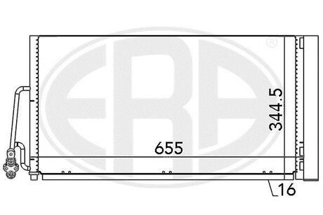 667090 ERA Конденсатор, кондиционер