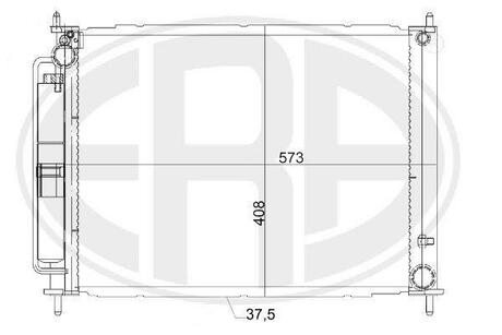 667149 ERA Радіатор кондиціонера