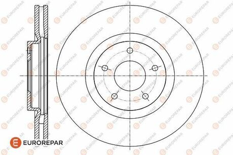 1622812980 EUROREPAR ДИСК Тормозной