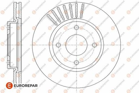 1642778380 EUROREPAR ДИСК ГАЛЬМ?ВНИЙ ПЕРЕДН?Й