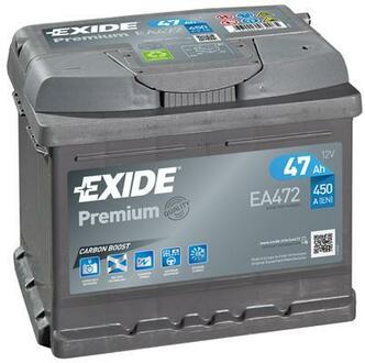 EA472 EXIDE Автомобільний акумулятор EXIDE 6СТ-47 АзЕ Premium