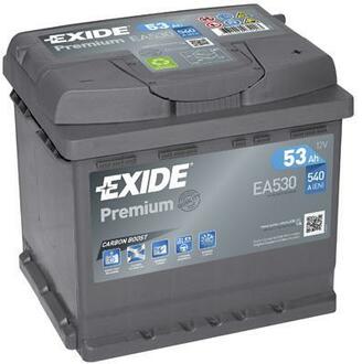 EA530 EXIDE Автомобільний акумулятор EXIDE 6СТ-53 АзЕ Premium