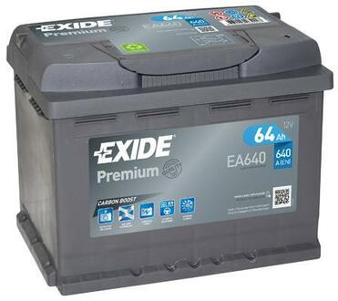 EA640 EXIDE Стартерная аккумуляторная батарея; Стартерная аккумуляторная батарея